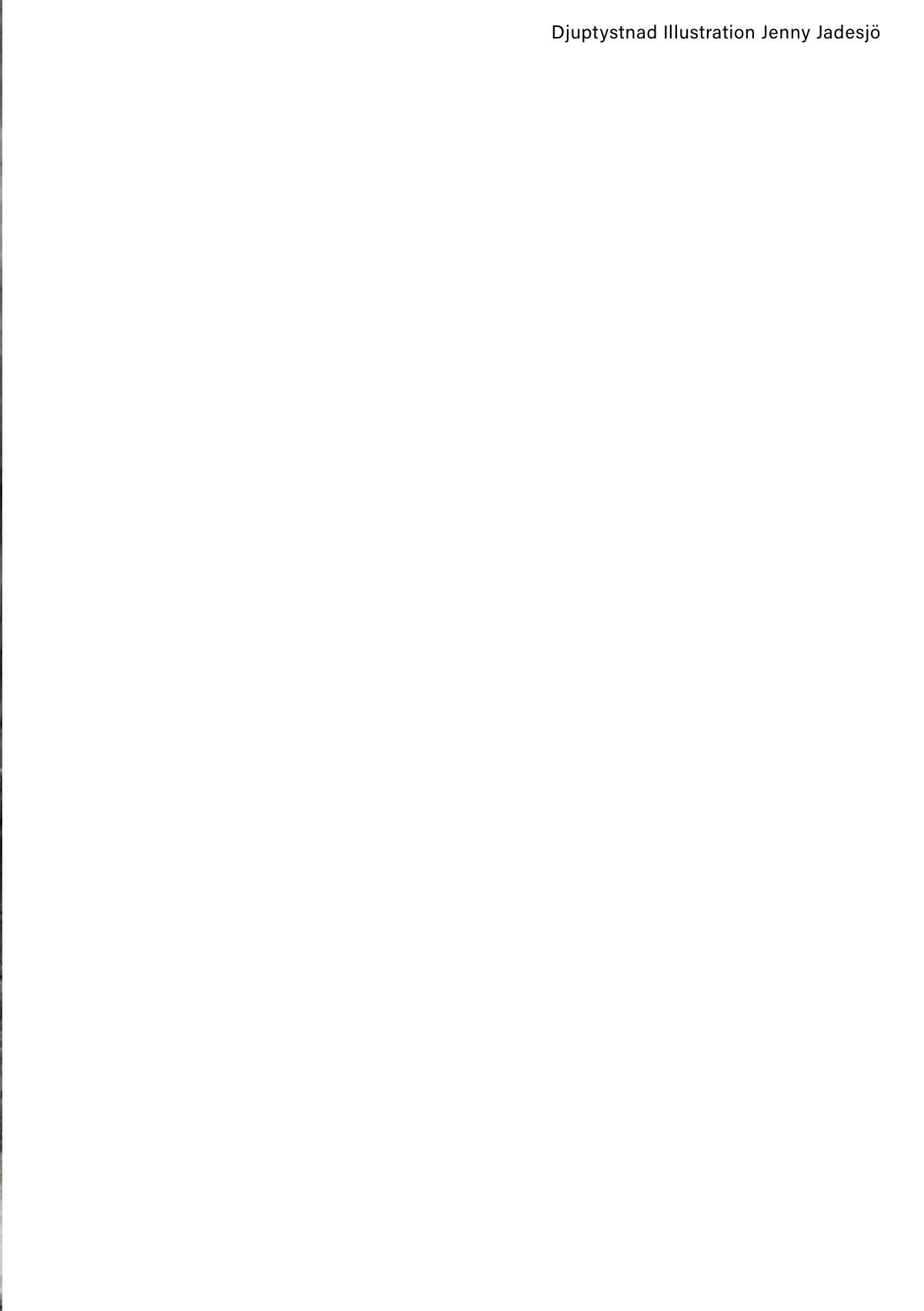 Bildtext: Djuptystnad, illustration Jenny Jadesjö.